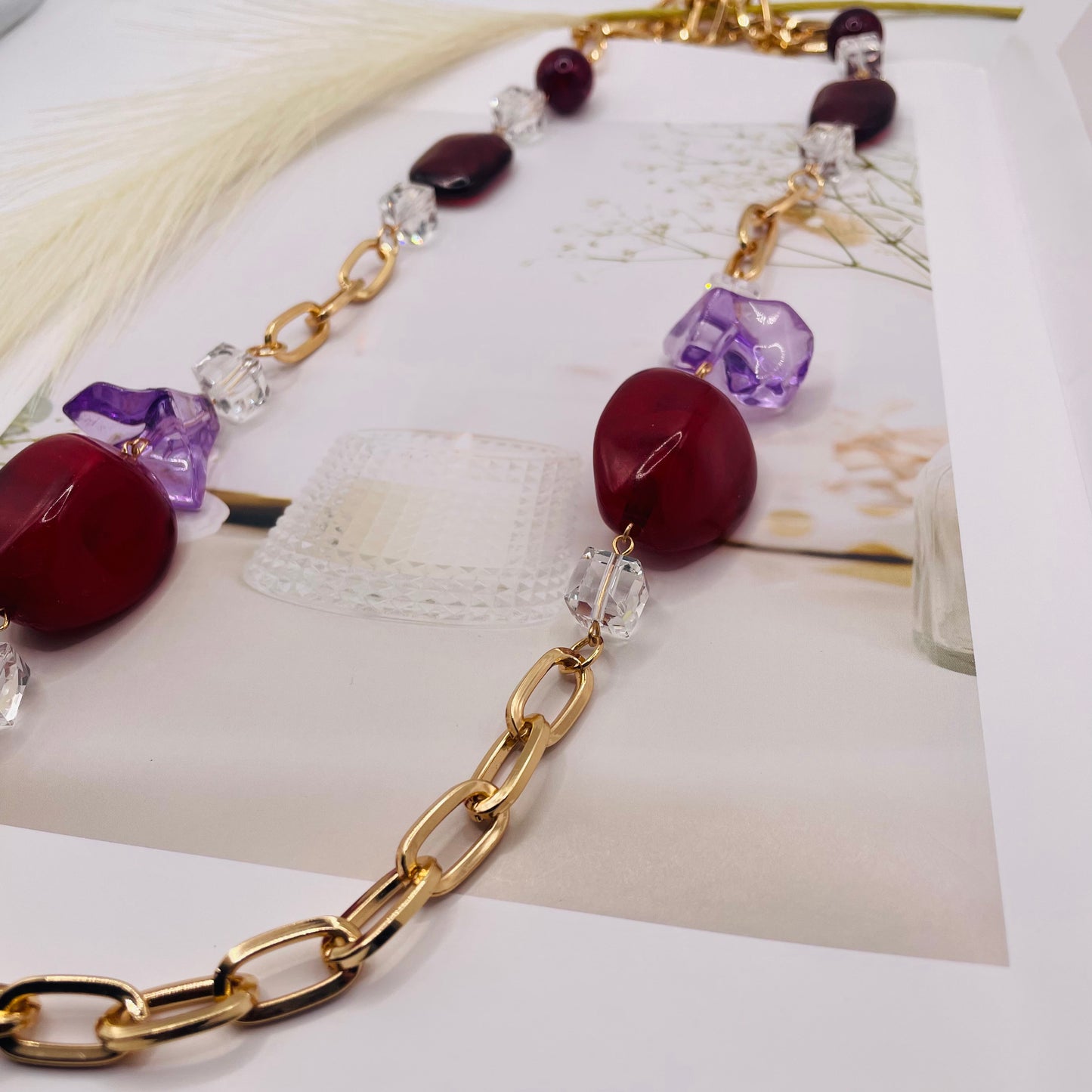 JI JOYA VENTA AL POR MAYOR,Collar De Suéter De Moda Irregular