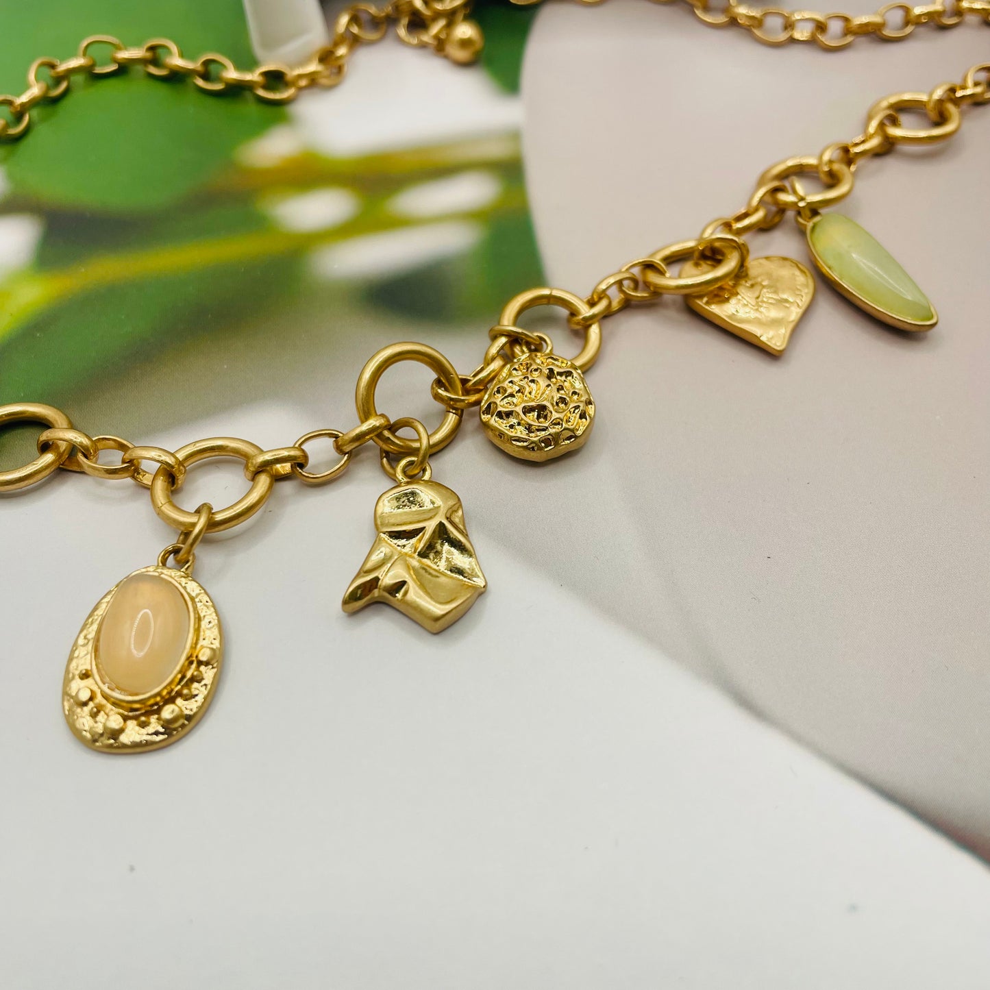 JI JOYA VENTA AL POR MAYOR,Cadena fina y colgante pequeño, adecuado para uso diario.