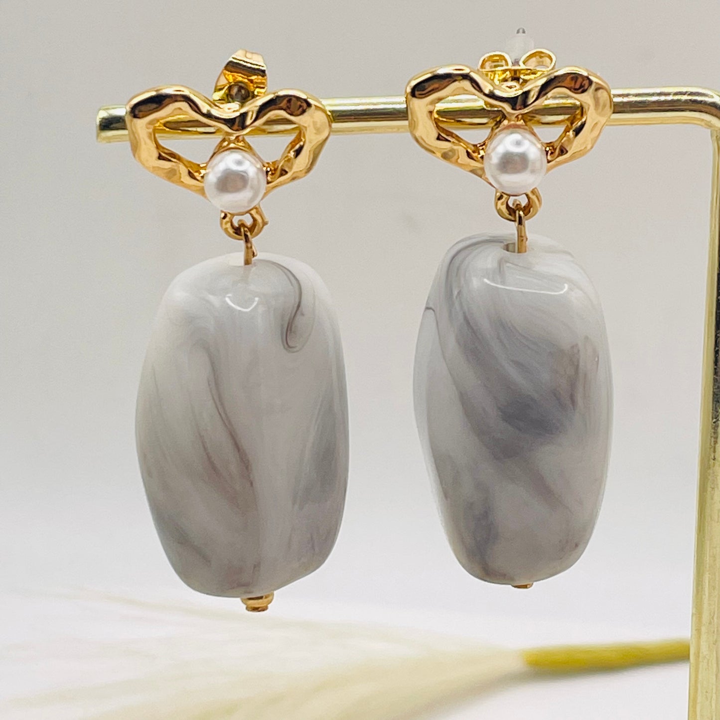 JI JOYA VENTA AL POR MAYOR,Conjunto de collar y pendientes con colgante cuadrado