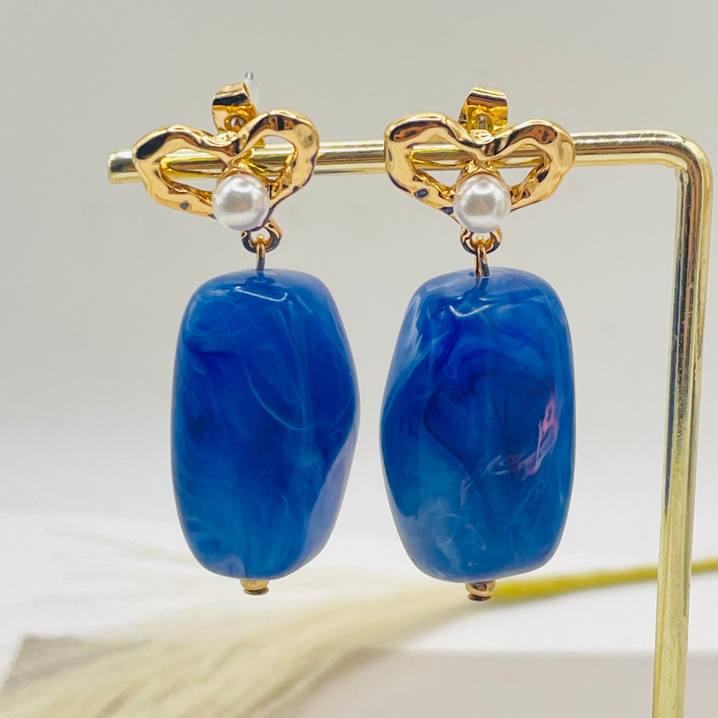 JI JOYA VENTA AL POR MAYOR,Conjunto de collar y pendientes con colgante cuadrado