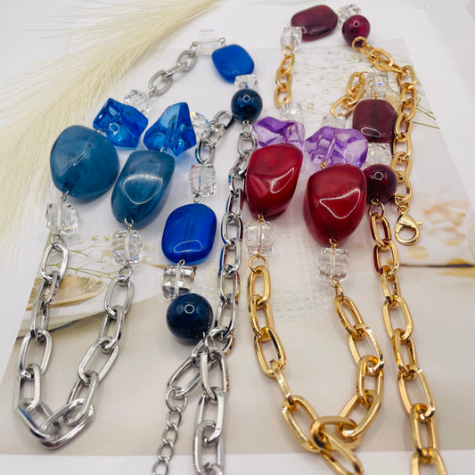 JI JOYA VENTA AL POR MAYOR,Collar De Suéter De Moda Irregular