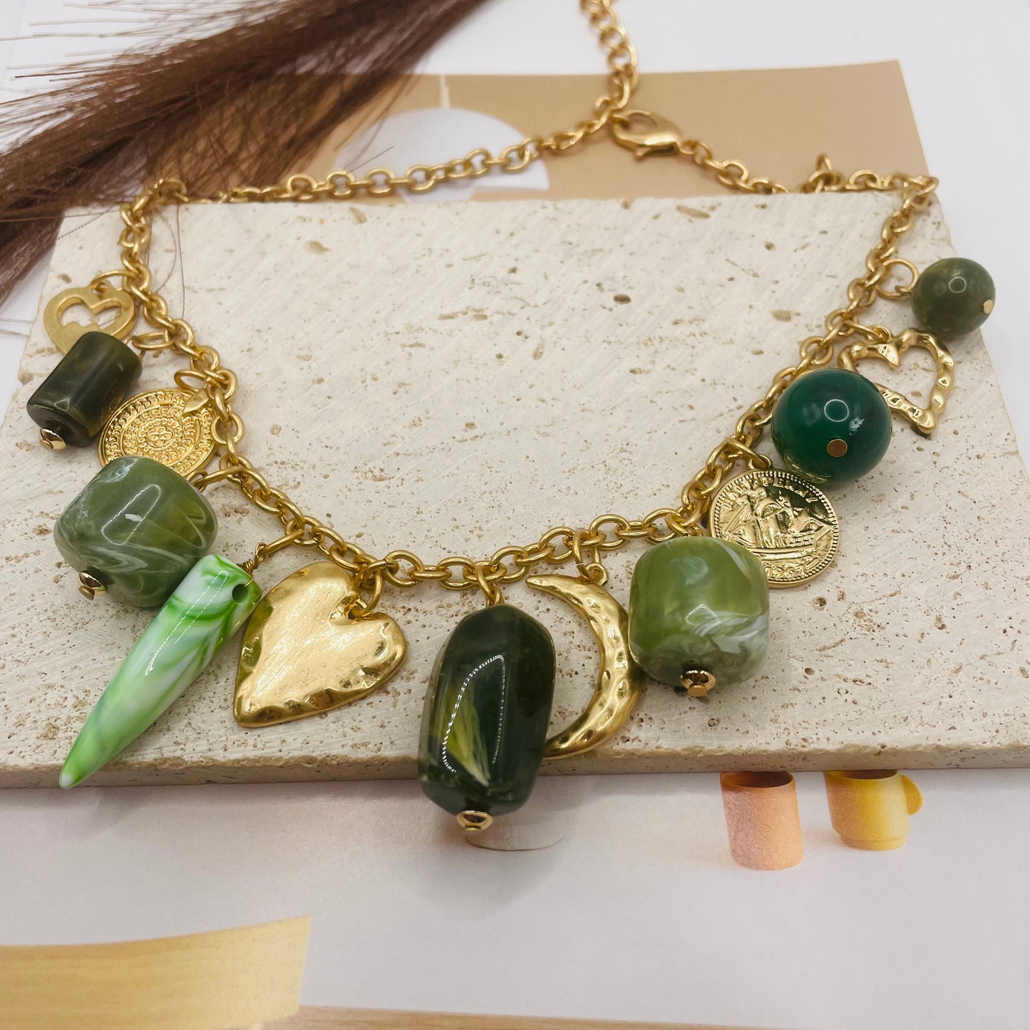 JI JOYA VENTA AL POR MAYOR,Collar colgante de moda.