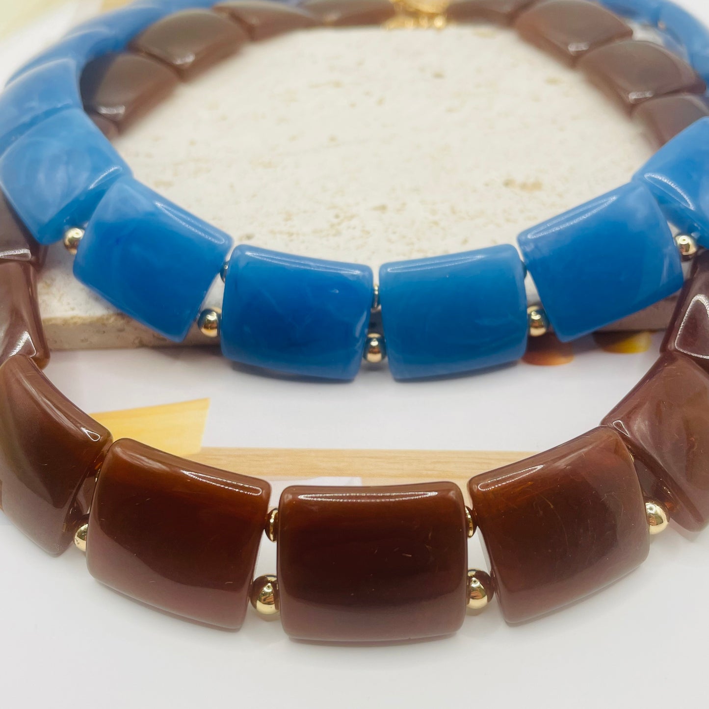 JI JOYA VENTA AL POR MAYOR,Collares y pulseras de moda cuadrados