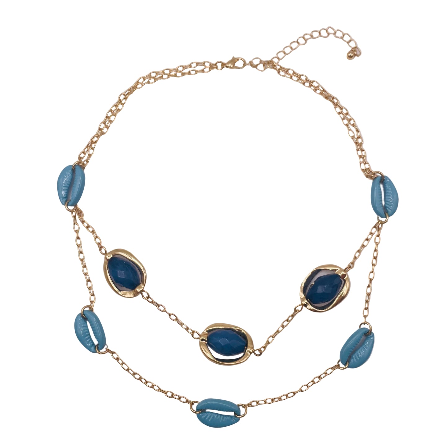 JI JOYA VENTA AL POR MAYOR,Collar sencillo de conchas y cuentas