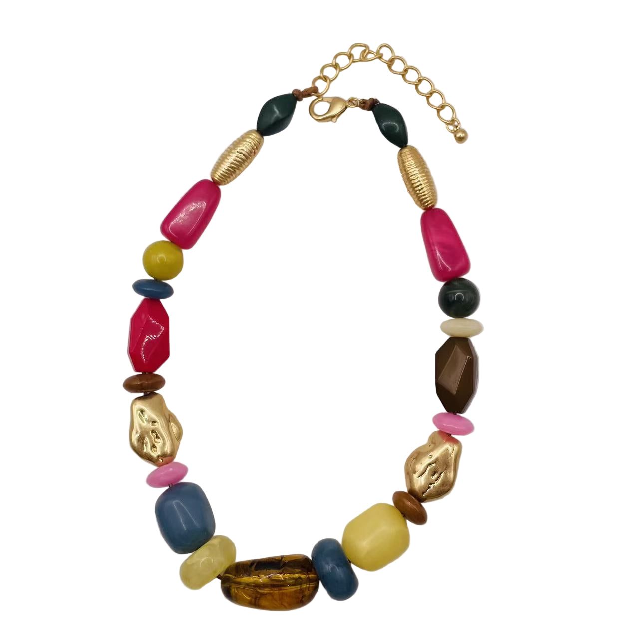 JI JOYA VENTA AL POR MAYOR,Collar de cuentas de colores