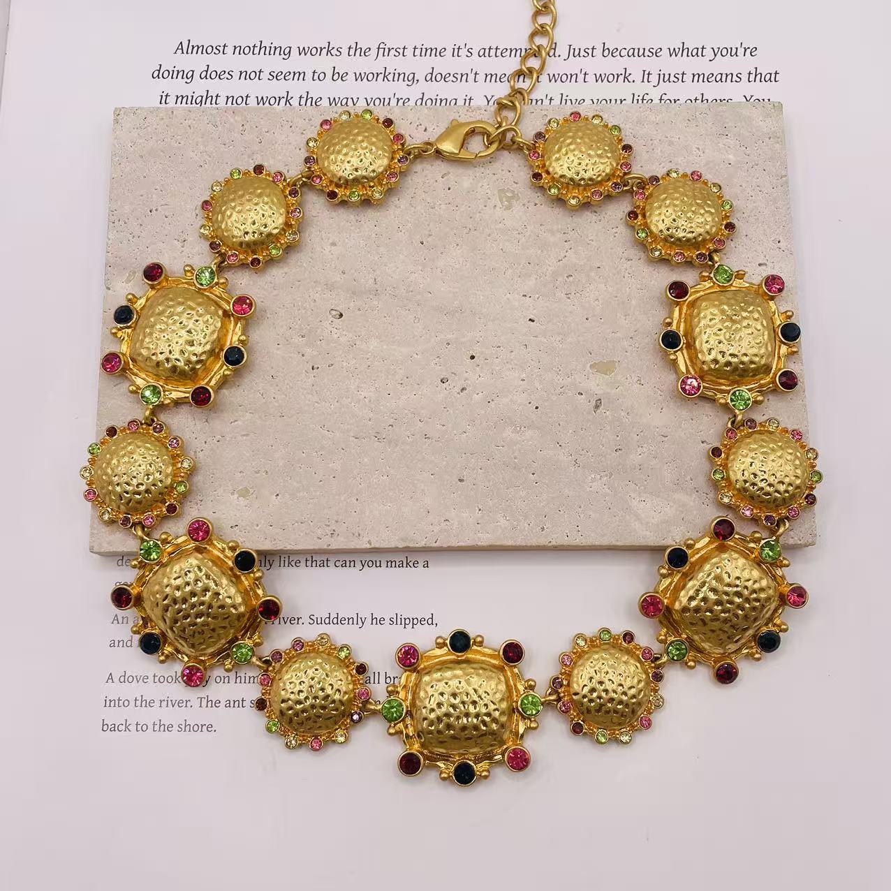 JI JOYA VENTA AL POR MAYOR,Conjunto de girasol, collar, pulsera y pendientes.