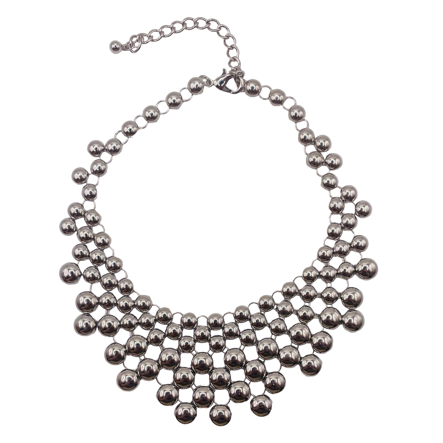 JI JOYA VENTA AL POR MAYOR,Collar de metal elegante y sencillo.