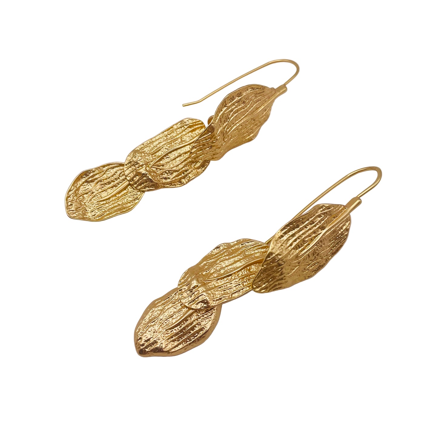 JI JOYA VENTA AL POR MAYOR,Collar y pendientes de estilo hoja de moda