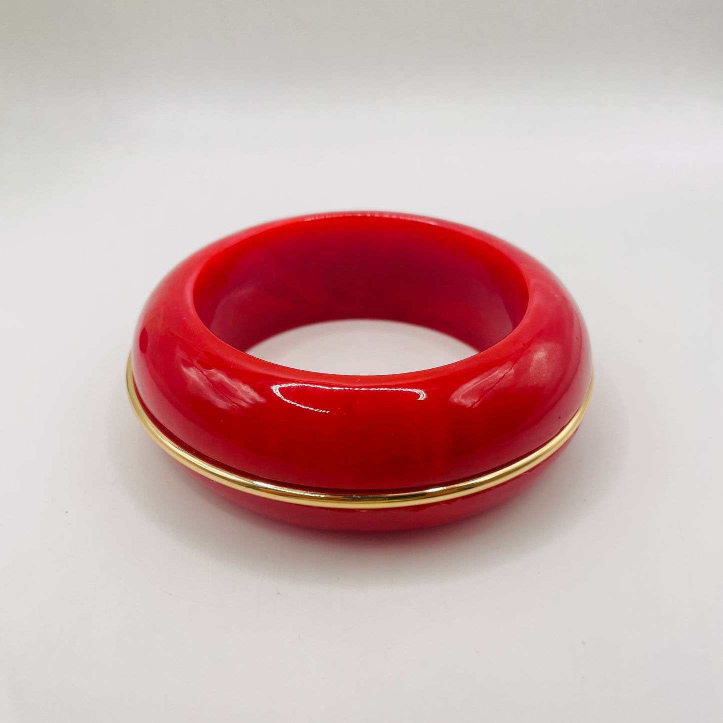 JI JOYA VENTA AL POR MAYOR,Pulsera con incrustaciones de resina y borde dorado