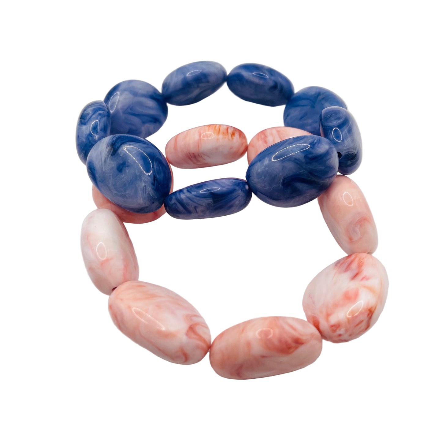 JI JOYA VENTA AL POR MAYOR,Pulsera de cuentas de dos colores