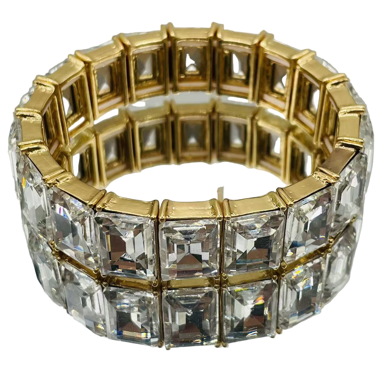 JI JOYA VENTA AL POR MAYOR,Pulsera de diamantes, elástica.