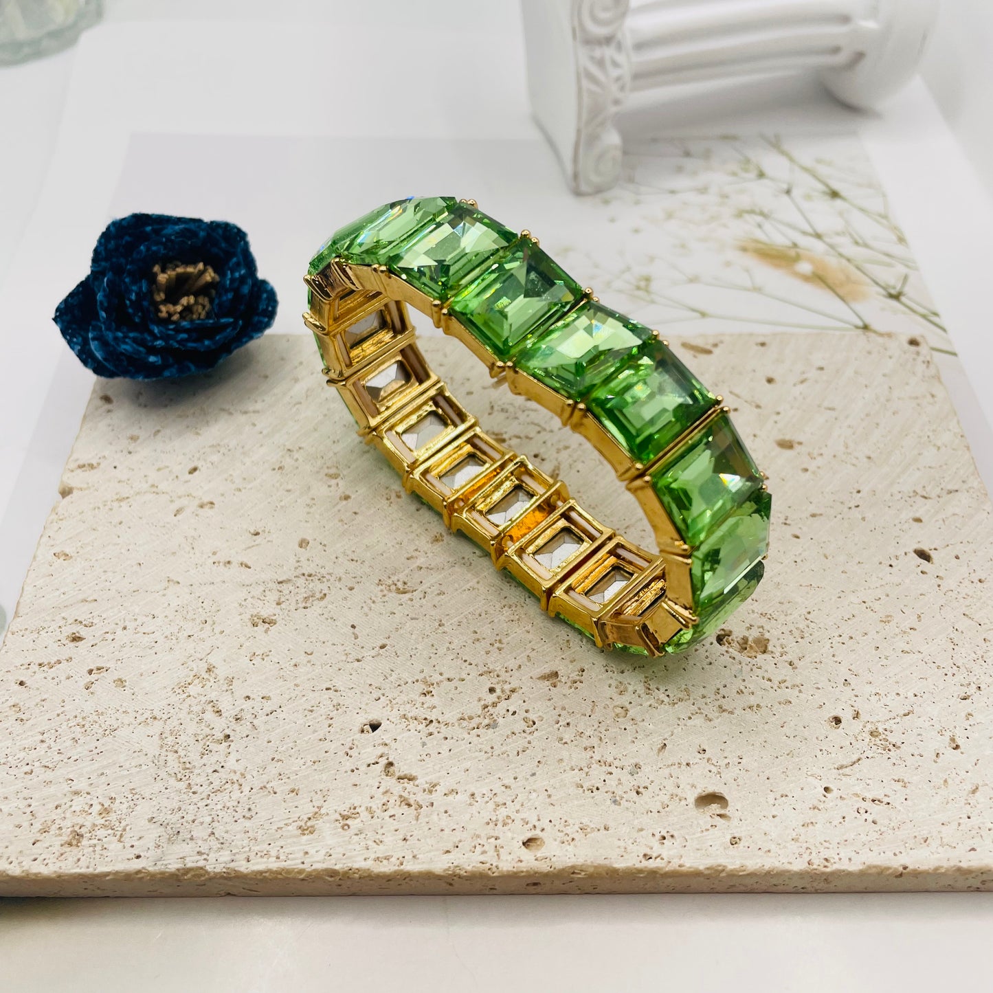 JI JOYA VENTA AL POR MAYOR,Pulsera de diamantes, elástica.