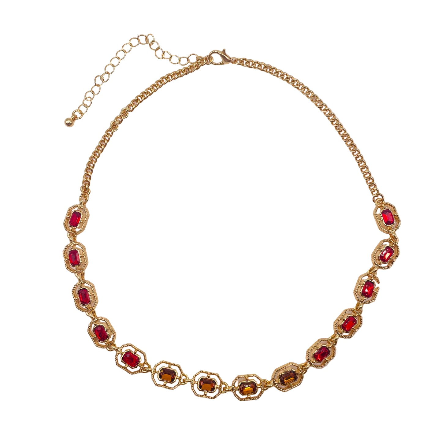 JI JOYA VENTA AL POR MAYOR,Collar de piedras preciosas cuadradas simple y elegante, adecuado para diversas escenas.