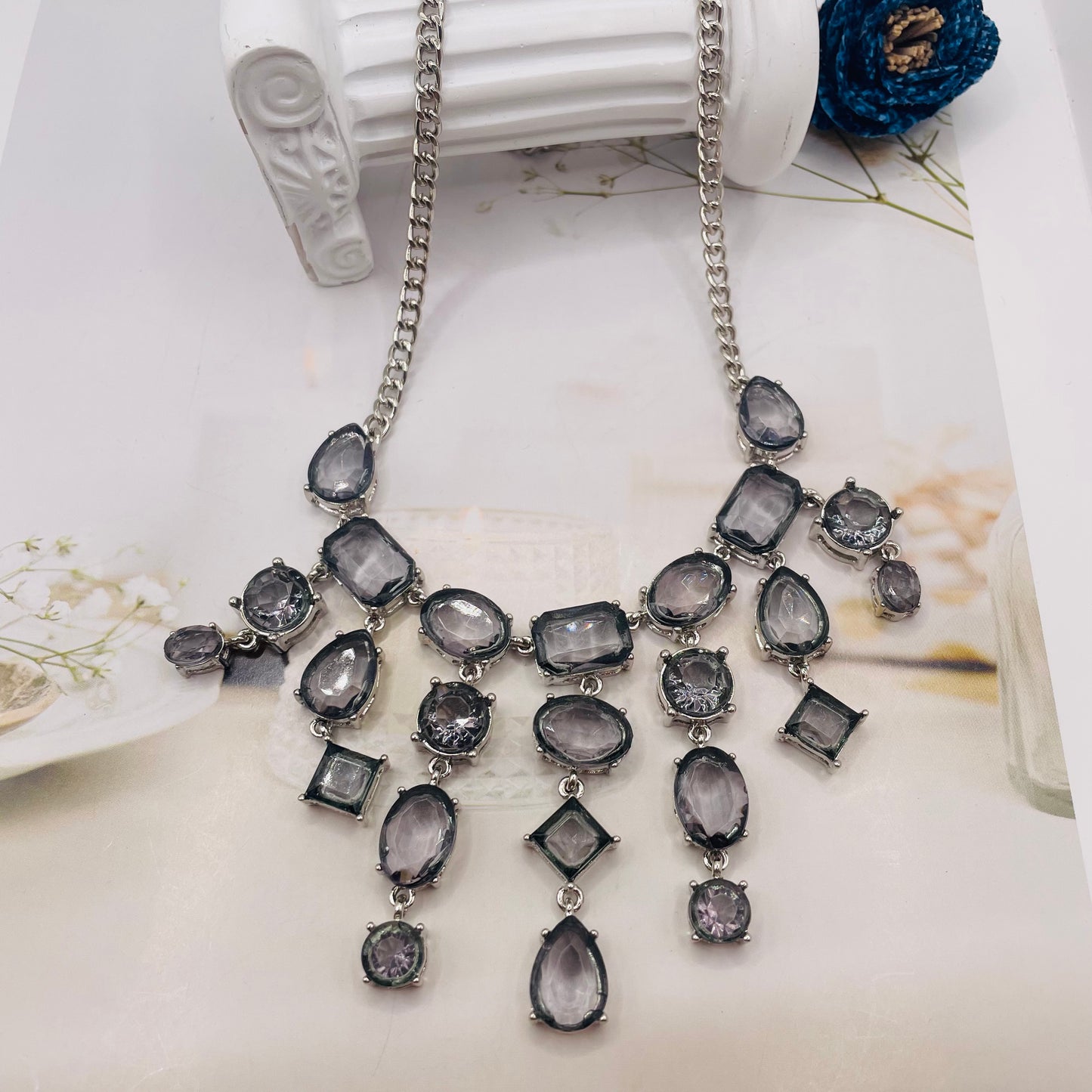 JI JOYA VENTA AL POR MAYOR,Collar con borlas, adecuado para uso diario durante festivales.