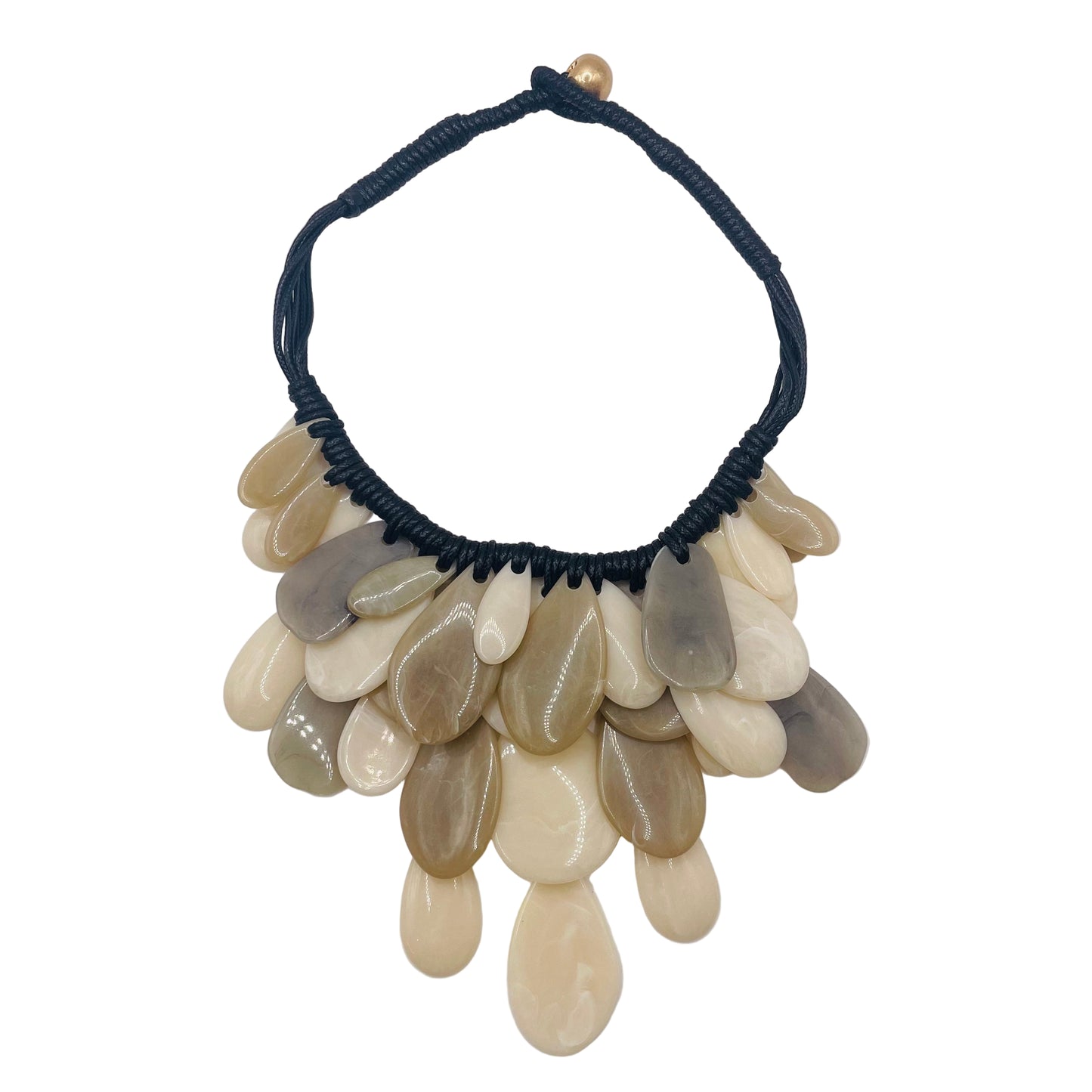JI JOYA VENTA AL POR MAYOR,¡Collar de borlas irregulares moderno y sencillo!