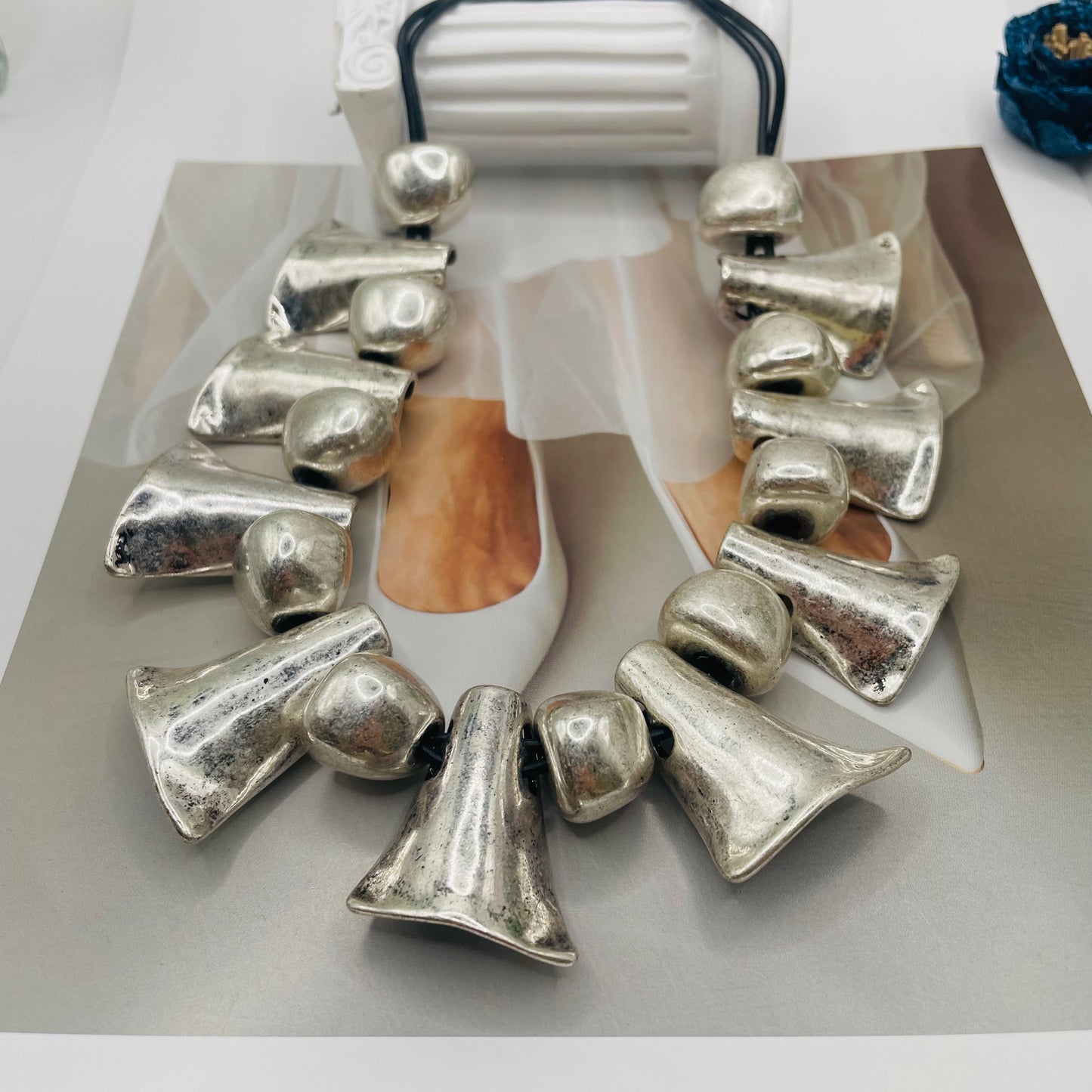 JI JOYA VENTA AL POR MAYOR,Collar sencillo de doble cara, un collar equivale a dos estilos.