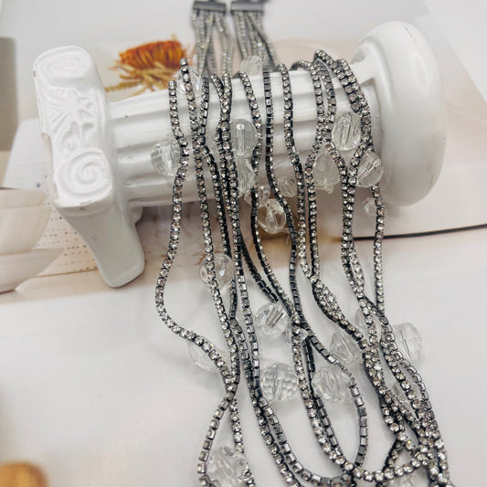 JI JOYA VENTA AL POR MAYOR,Un collar que brilla como un cielo lleno de estrellas.