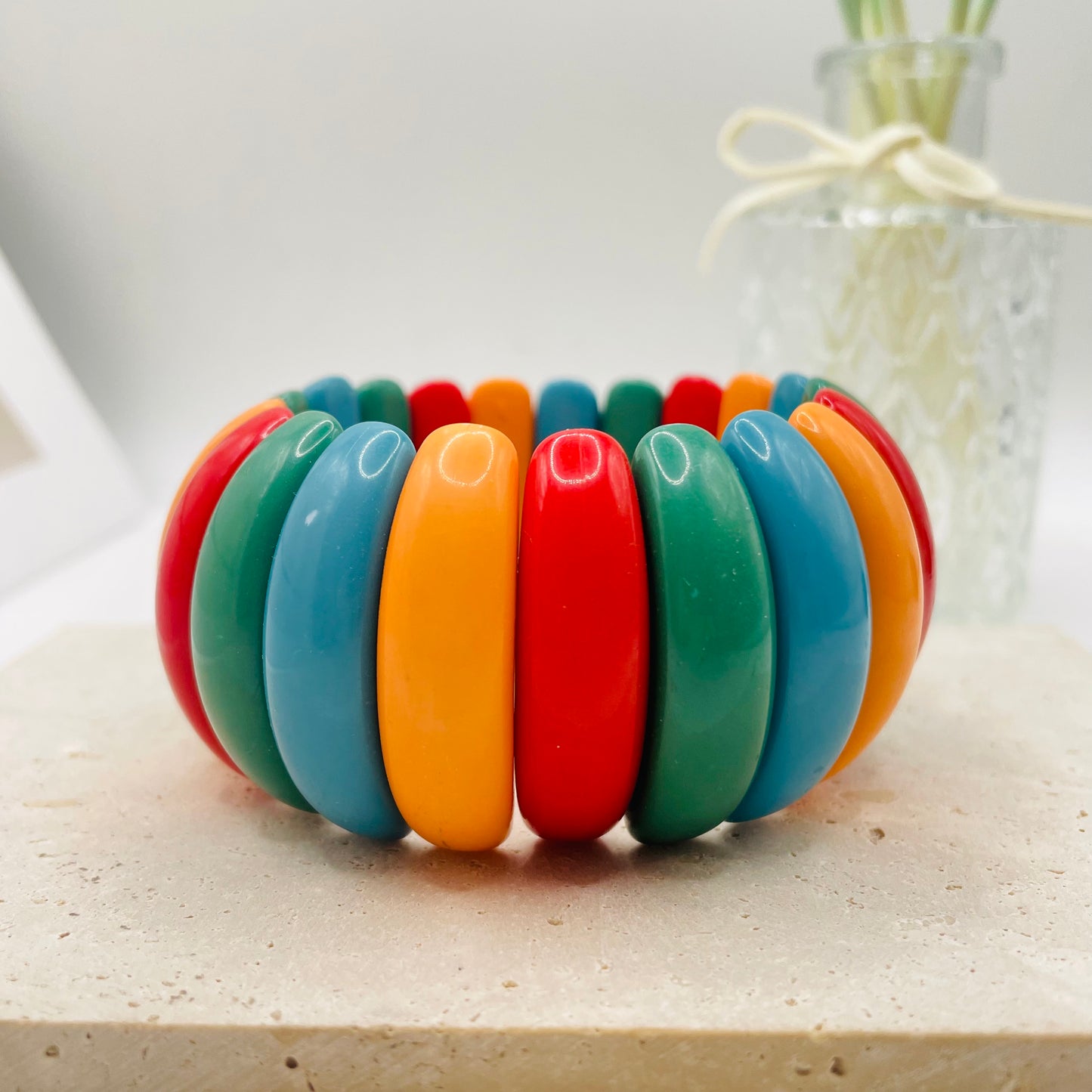 JI JOYA VENTA AL POR MAYOR,Pulseras elásticas de colores