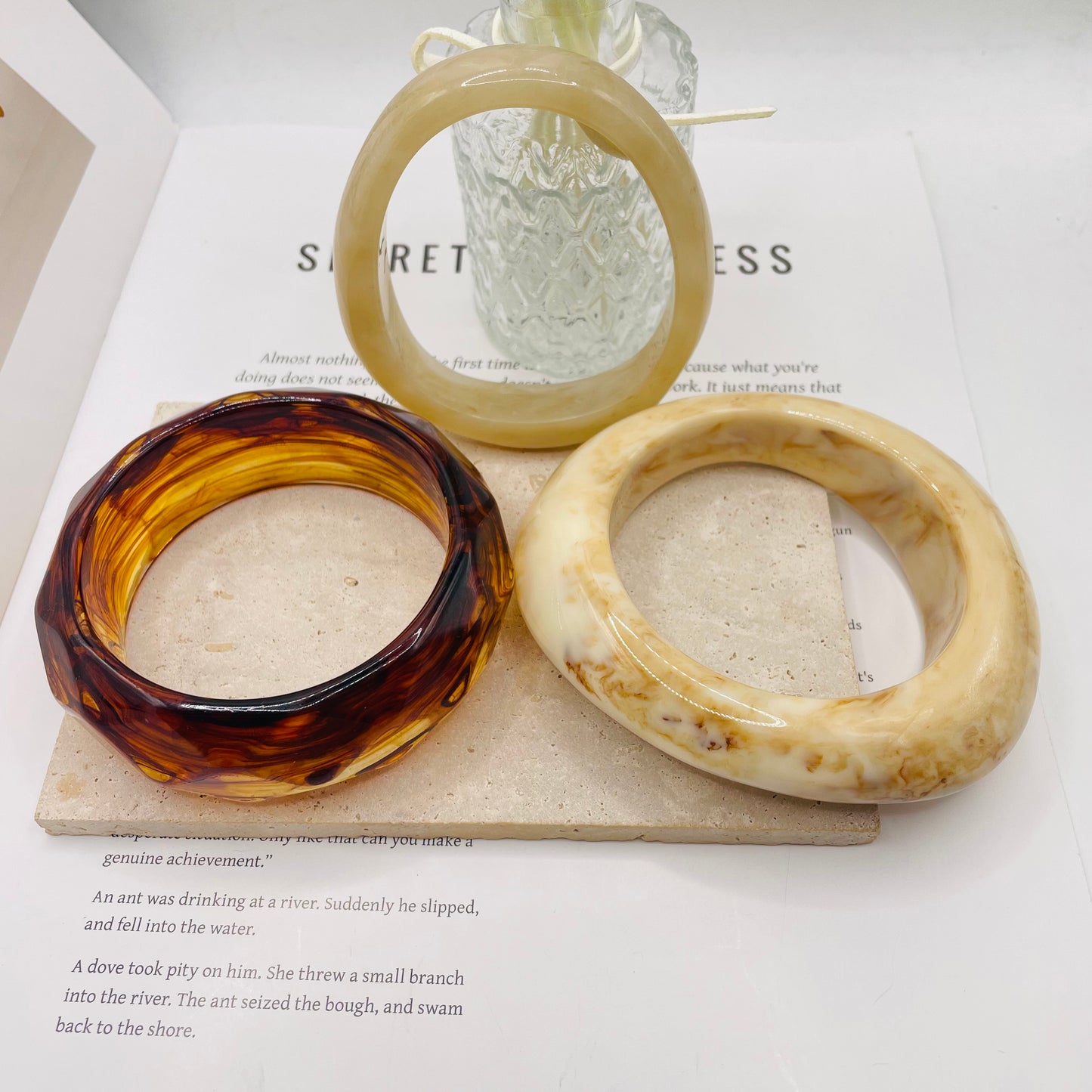 JI JOYA VENTA AL POR MAYOR,Pulsera de resina tres en uno