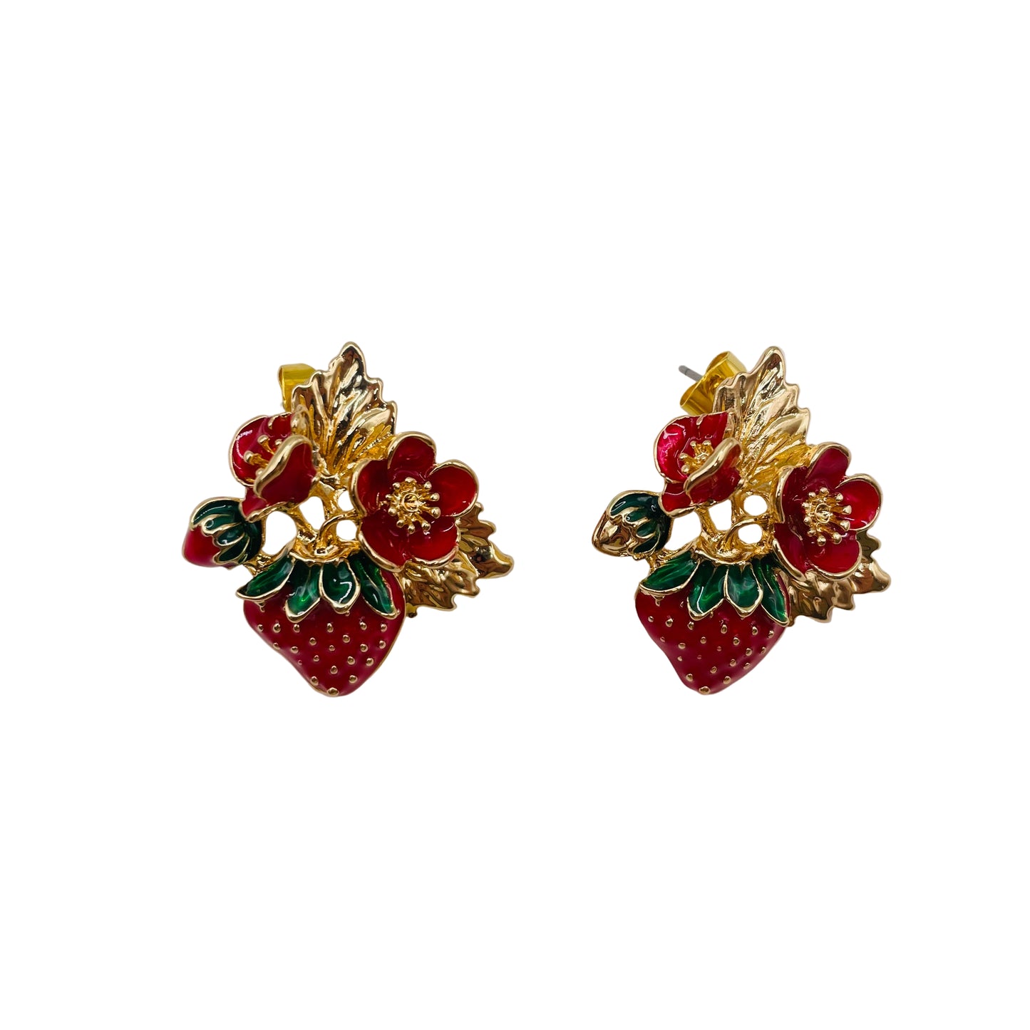 JI JOYA VENTA AL POR MAYOR,Pendientes estilo fresa