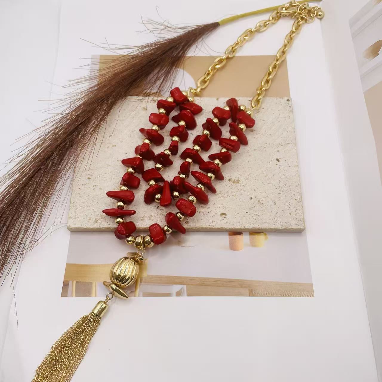 JI JOYA VENTA AL POR MAYOR,Collar sencillo y elegante